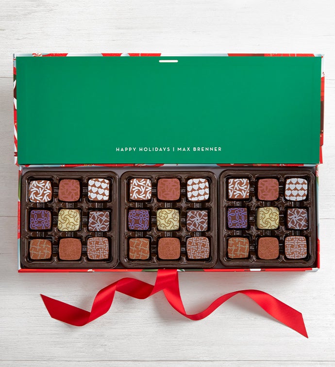 Max Brenner 27 pc Holiday Chocolate Pralines Box